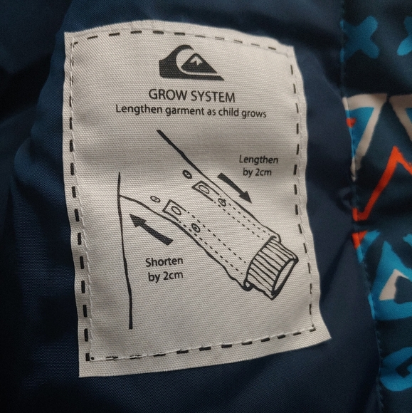 Quiksilver NEW Little Mission Snow Jacket Pyramid Blue - Picture 9 of 11